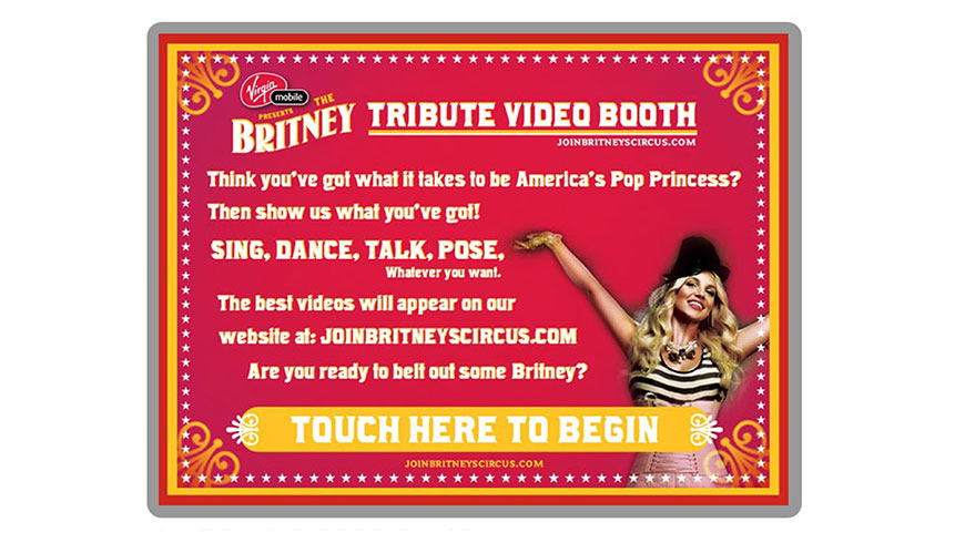 Britney Spears Video Booth