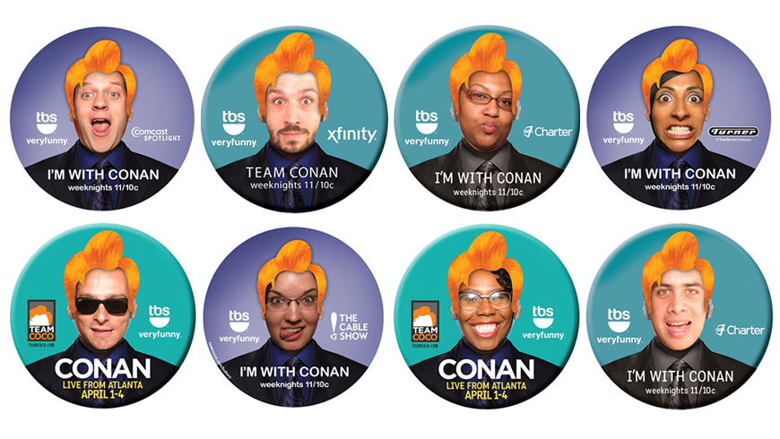 Team Coco Button Booth