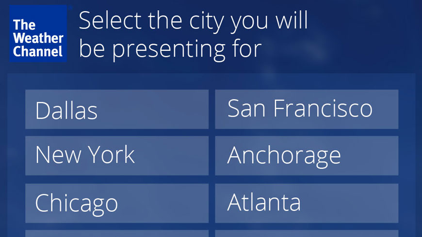 The Weather Channel App Experience